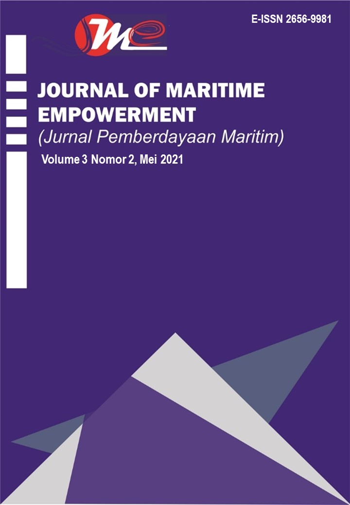 					View Vol. 3 No. 2 (2021): Journal of Maritime Empowerment 
				
