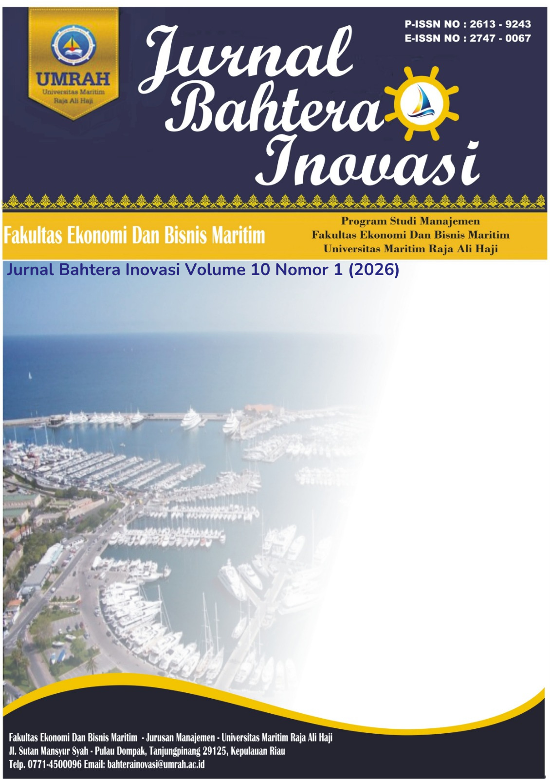 					View Vol. 10 No. 1 (2026): Jurnal Bahtera Inovasi 
				