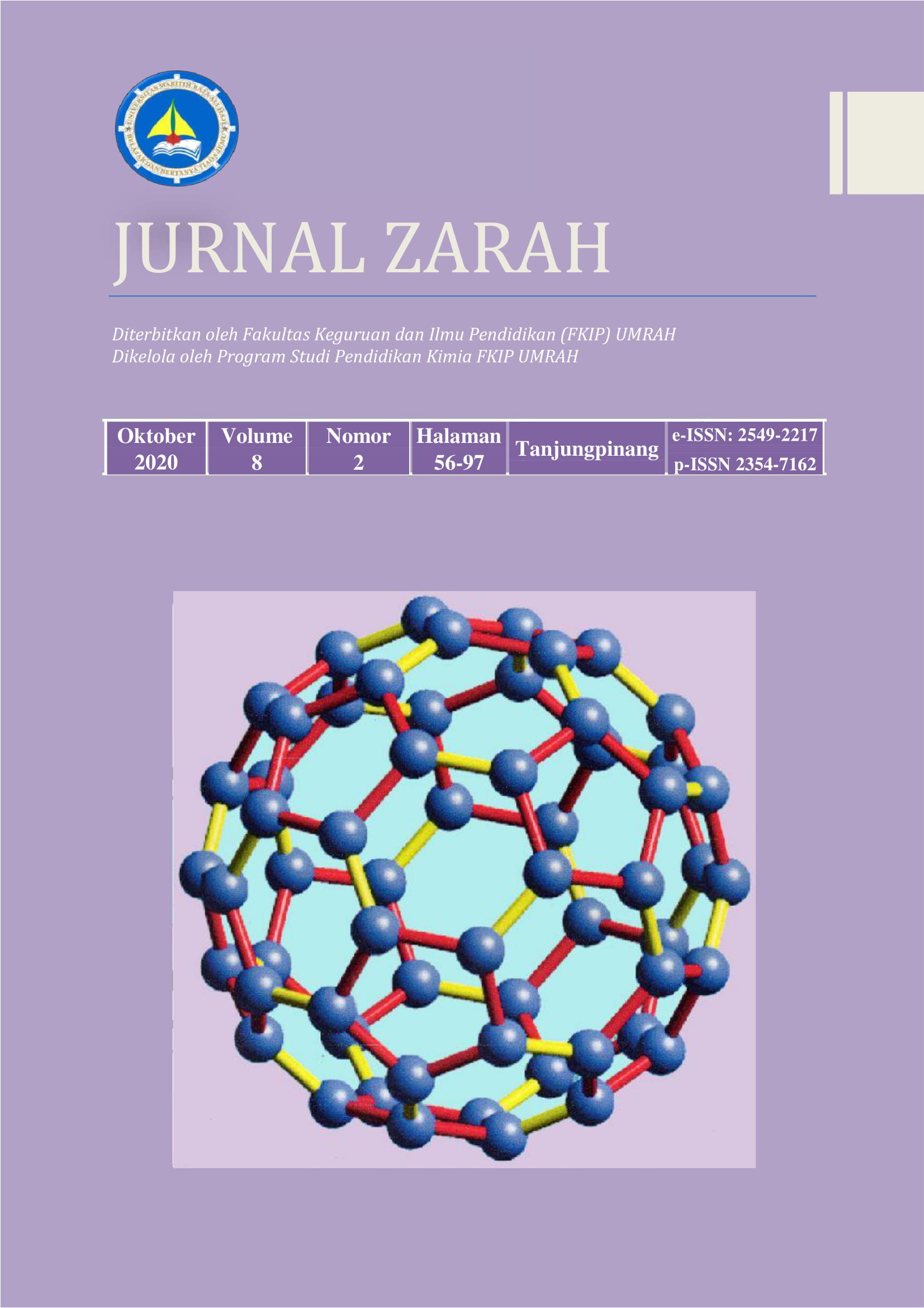 					View Vol. 8 No. 2 (2020): Jurnal Zarah
				