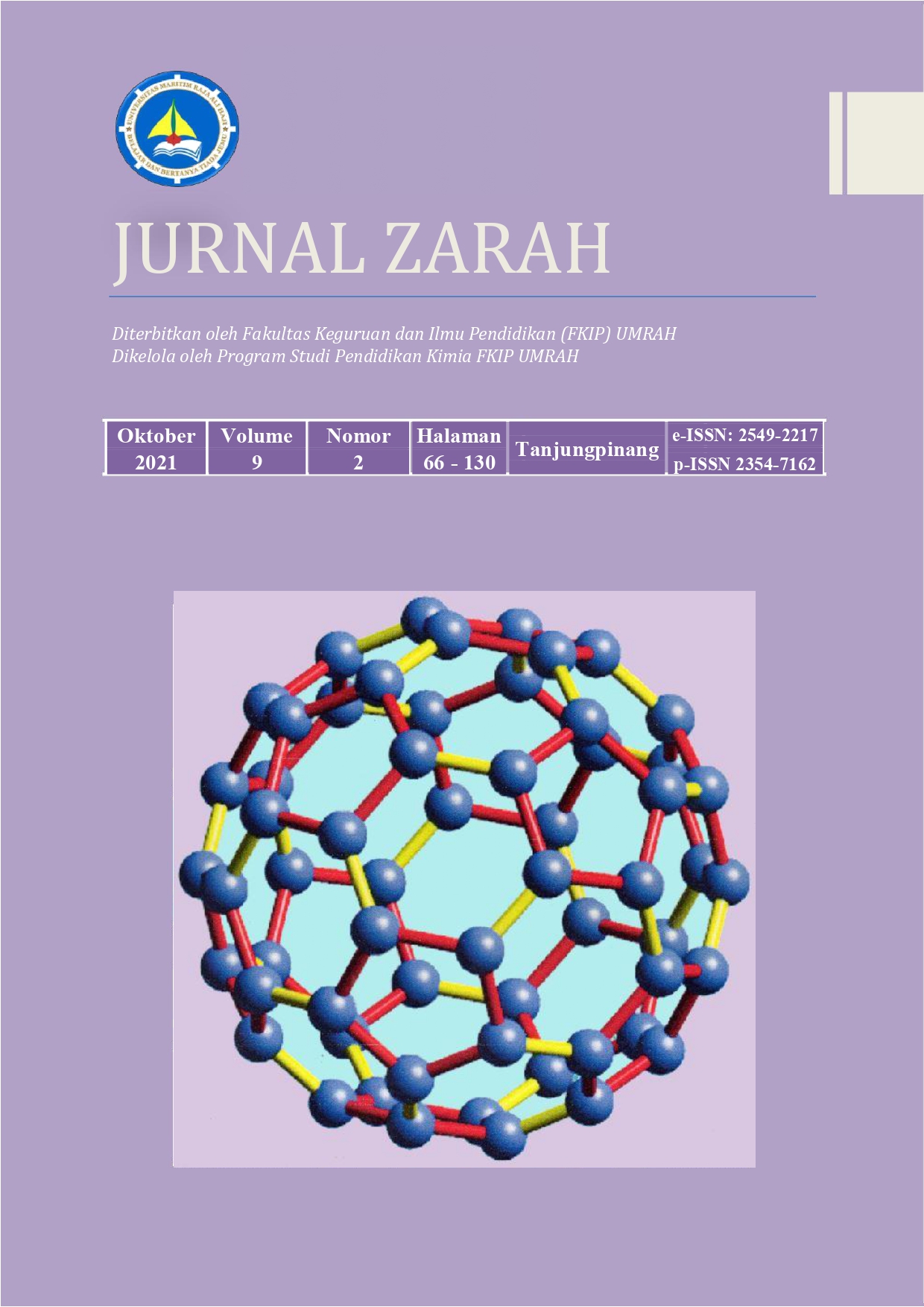 					View Vol. 9 No. 2 (2021): Jurnal Zarah
				